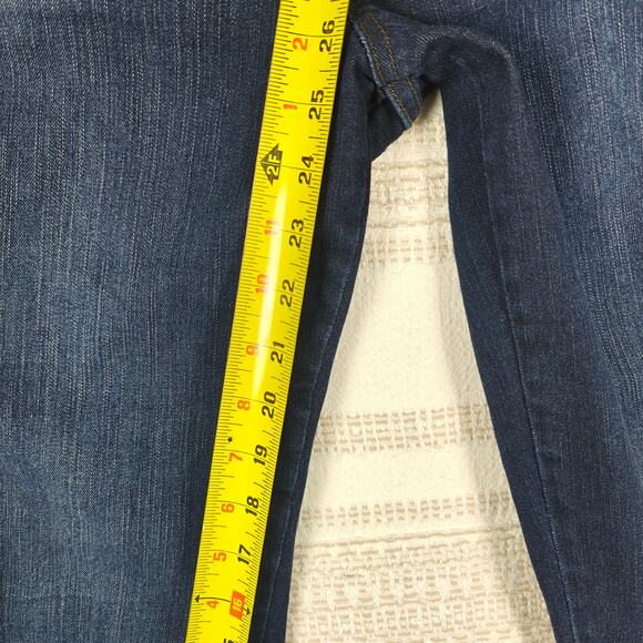 Ella Moss High Rise Skinny Jeans Button Fly Medium Wash Denim Size 10/30 - Picture 5 of 9